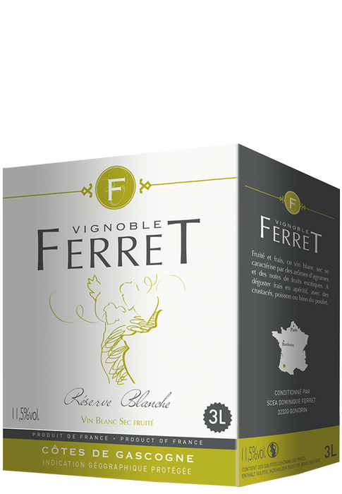 Réserve Blanche Côtes de Gascogne Bag-in-Box - 3,0 L