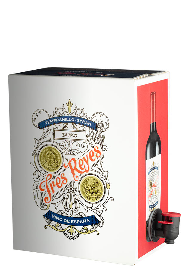 Tres Reyes Tempranillo-Syrah Bag-in-Box - 3,0 L