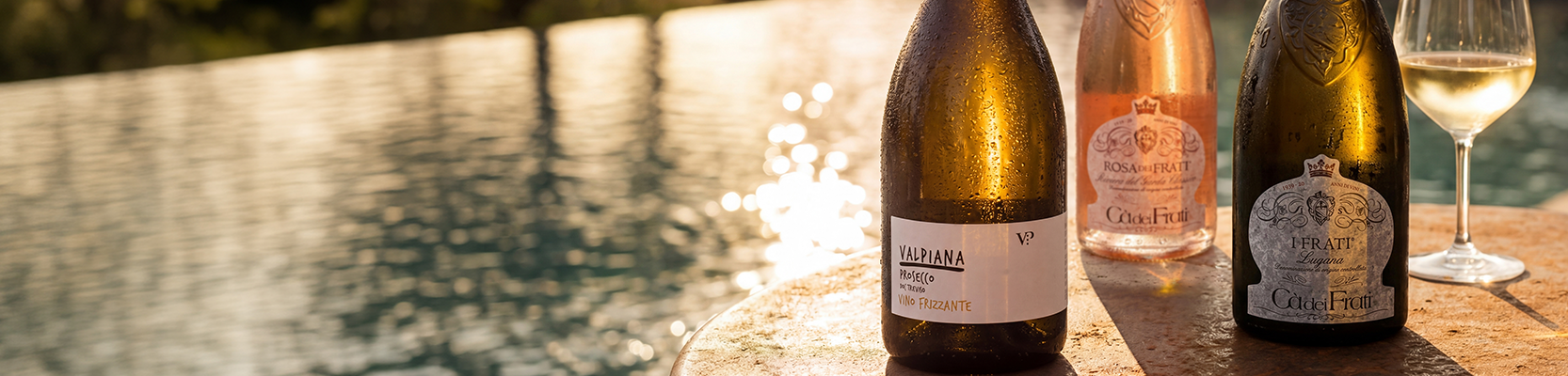 Prosecco Valpiana Frizzante Serre, Rosa dei Frati 2024 Cà dei Frati, I Frati Lugana 2024 Cà dei Frati