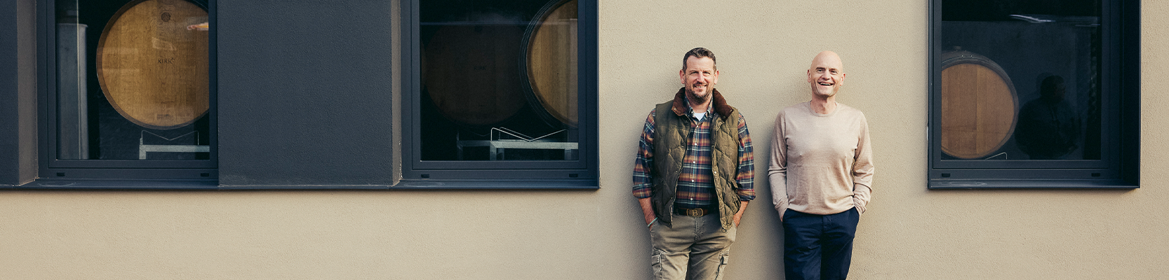 Winzer Alexander und Martin Bauer.