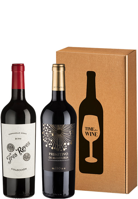 2er-Rotwein Geschenkset