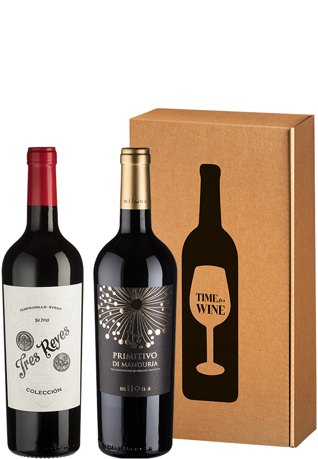2er-Rotwein Geschenkset