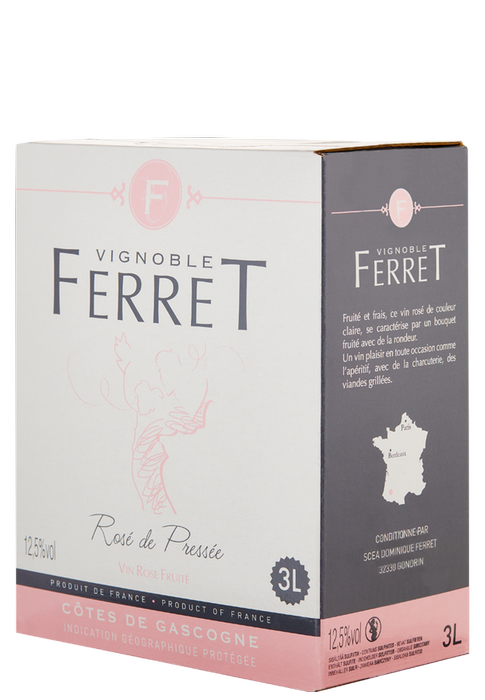 Rosé de Pressée Côtes de Gascogne Bag-in-Box - 3,0 L