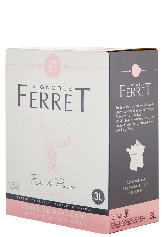 Rosé de Pressée Côtes de Gascogne Bag-in-Box - 3,0 L