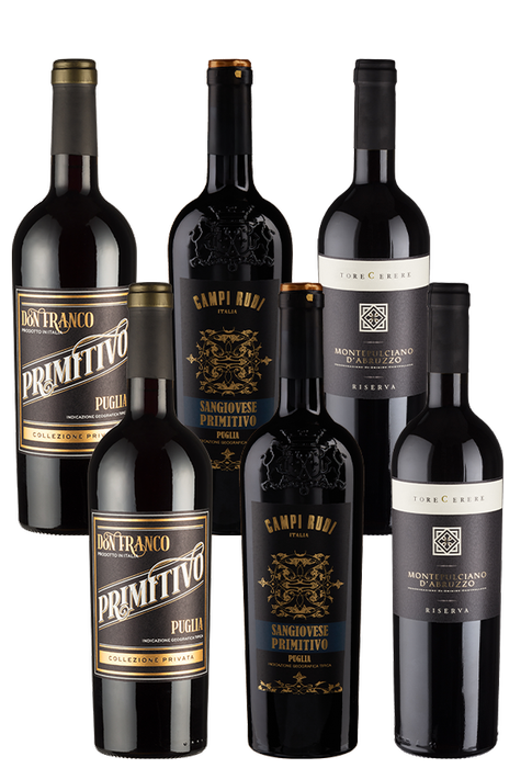 6er-Paket Italienische Rebsortenvielfalt