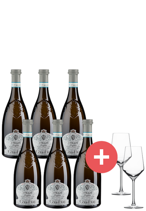 6er-Paket Lugana Ca dei Frati + Schott-Zwiesel Gläser