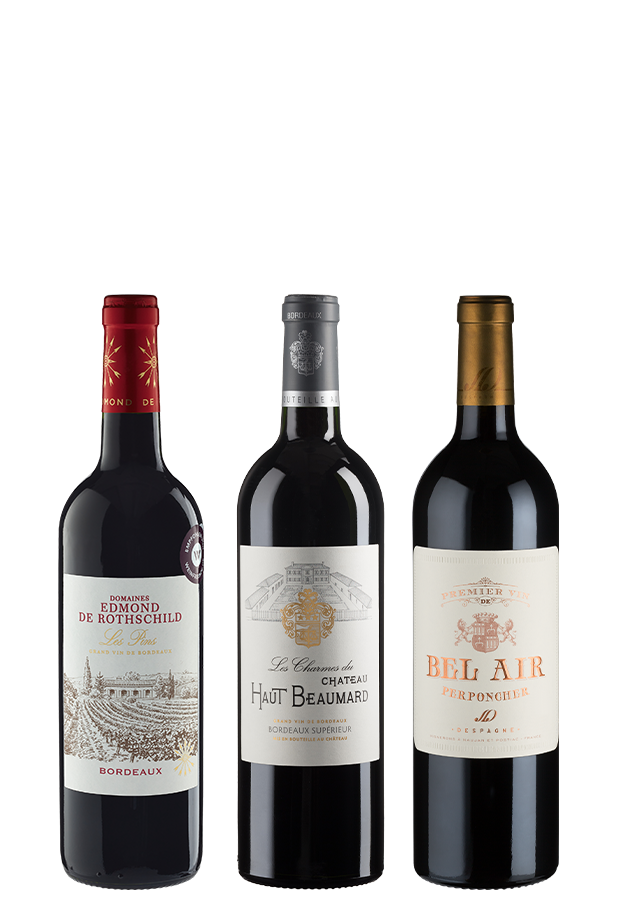 3er-Paket Rotwein-Stars Bordeaux