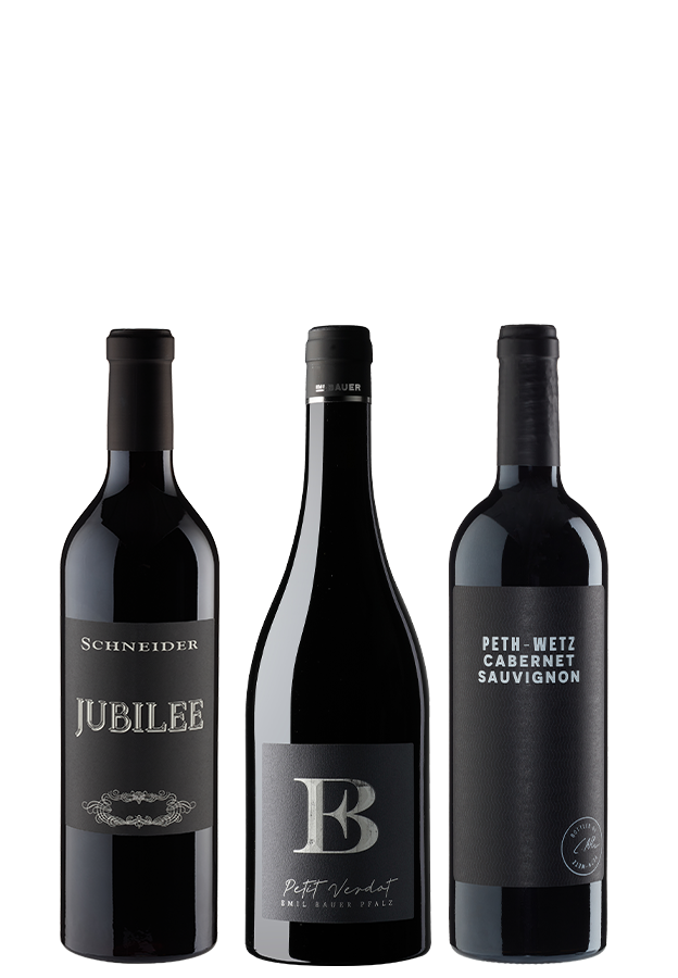 3er-Paket Rotwein-Stars