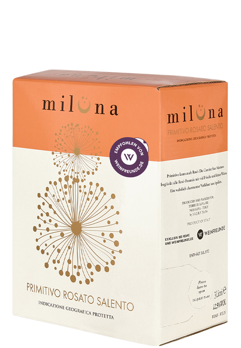 Miluna Primitivo Rosato Bag-in-Box 3,0 L