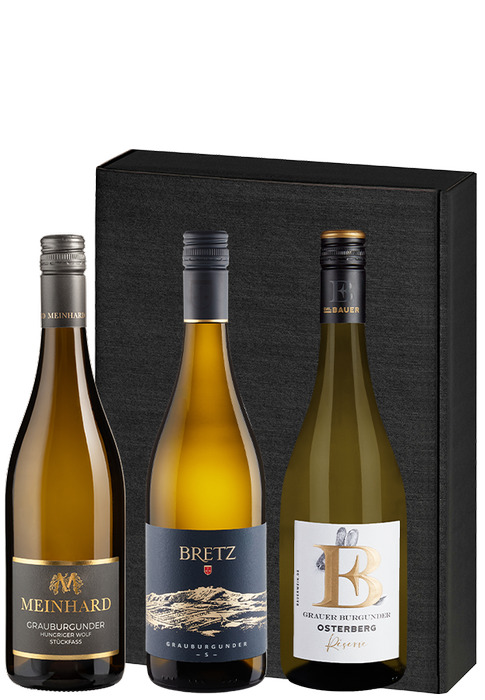 3er-Paket Geschenkset Grauburgunder