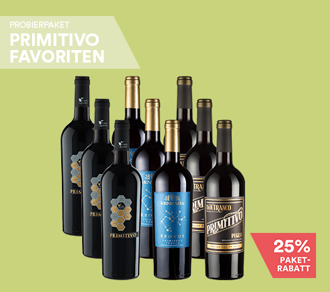 Probierpaket Primitivo Favoriten