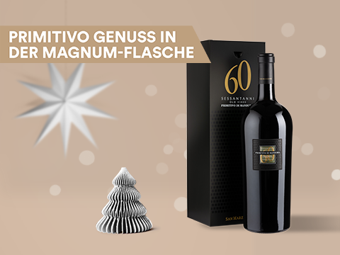 Sessantanni Primitivo di Manduria - 1,5 L-Magnum 2019 Cantine San Marzano