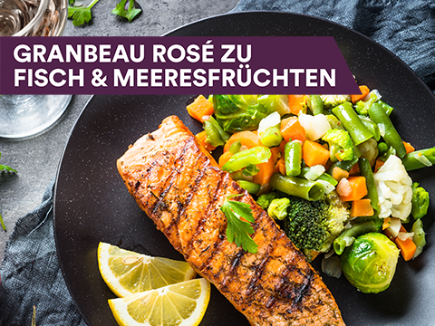 Granbeau Rosé zu Fisch & Meeresfrüchten