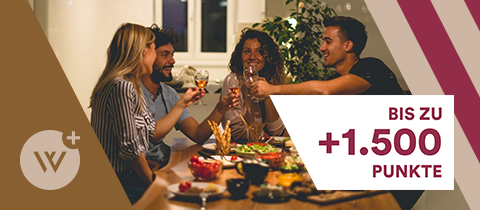 Weinfreunde+ Members' Weekend 1500 Punkte