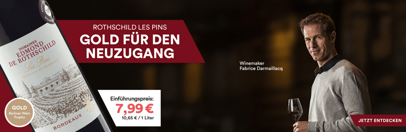 Wein des Jahres Rothschold Les Pins