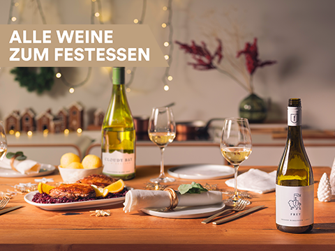 Wein zum Festessen