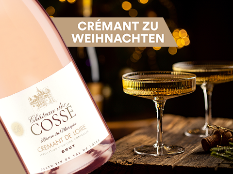 Crémant zum Anstoßen
