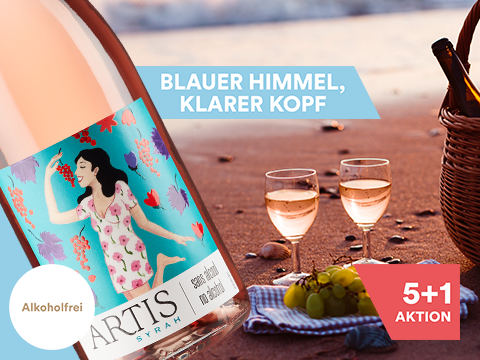 Artis Syrah Rosé alkoholfrei Cordier