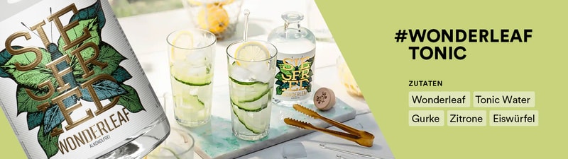 Wonderleaf Tonic Rezept - alkoholfreier Gin-Alternative mit Tonic Water