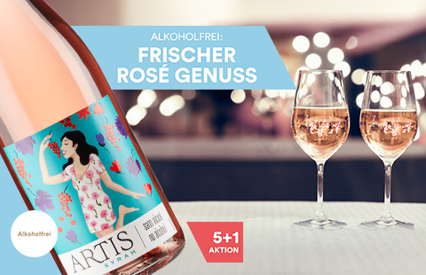 Artis Syrah Rosé alkoholfrei Cordier