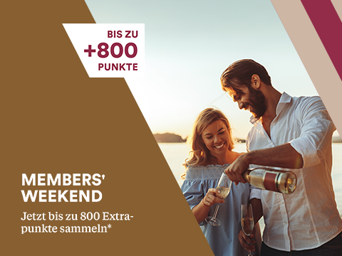 Weinfreunde+ Members' Weekend 800 Punkte