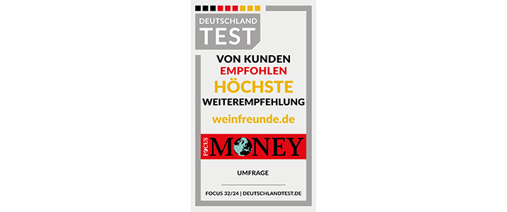 Focus Money Siegel - Höchste Weiterempfehlung