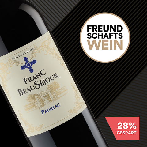 Freundschaftswein Les Capucins Franc Beauséjour Pauillac 2022