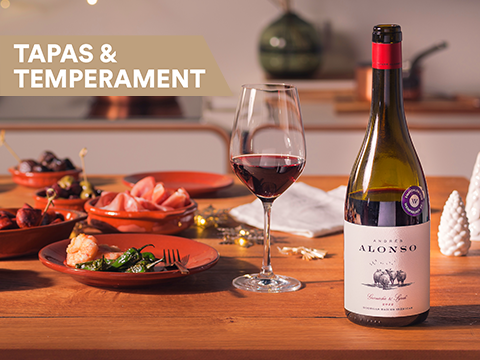  Andrés Alonso Garnacha Syrah zu spanischen Tapas