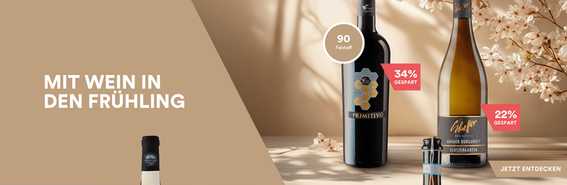 Mit Wein in den Frühling