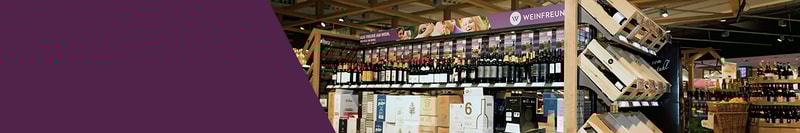Weinfreunde im Rewe Markt