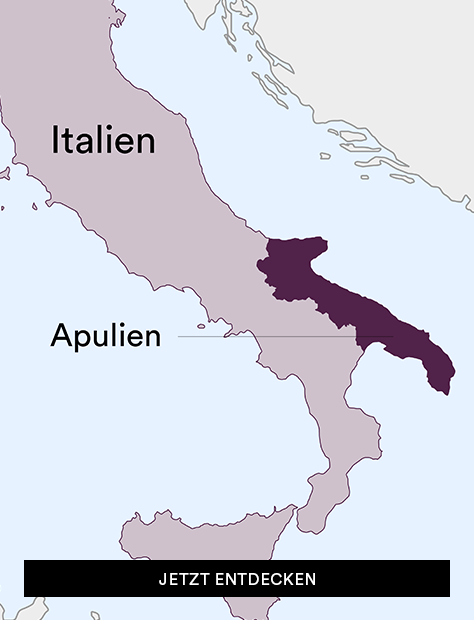 Karte Apulien