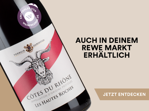 Les Hautes Roches Côtes du Rhône von Rhonea bei REWE