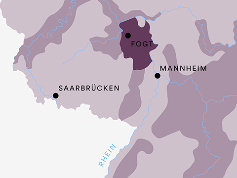 Karte Rheinhessen Fogt