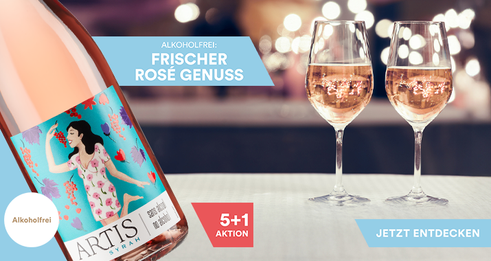 Artis Syrah Rosé alkoholfrei Cordier