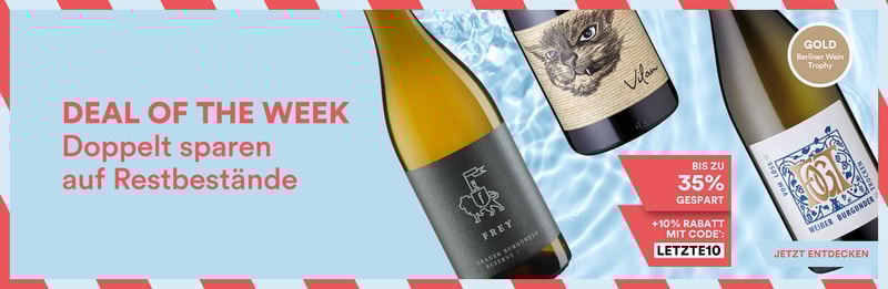 Deal of the week letzte Flaschen