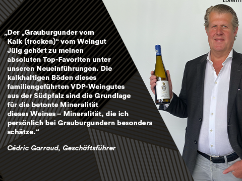 Geschäftsführer Cédric über den Jülg Grauburgunder vom Kalk