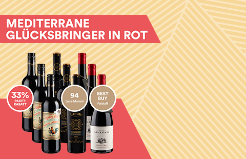 Mediterrane Glücksbringer in Rot