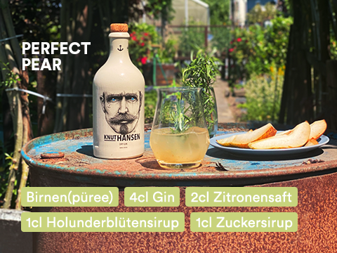 Perfect Pear mit Knut Hansen Gin
