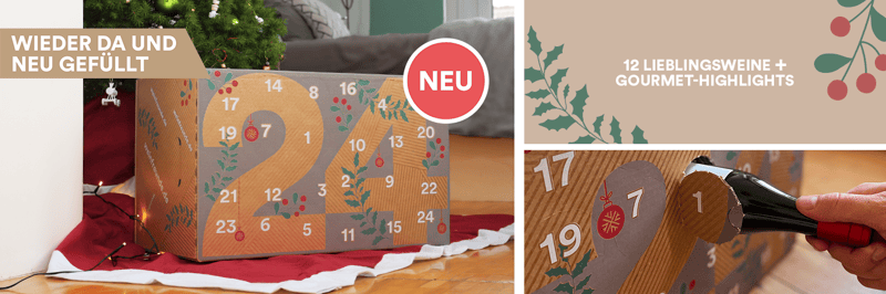 Wein Adventskalender von Weinfreunde