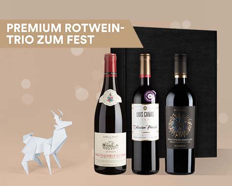 Premium Rotwein-Trio zum Fest