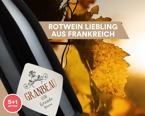 Rotwein Liebling aus Frankreich