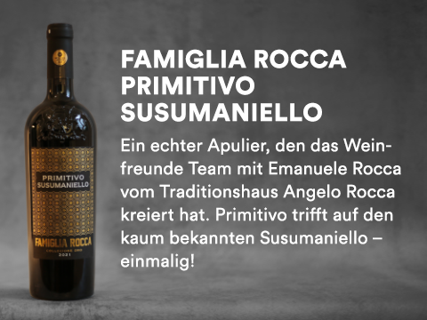 Famiglia Rocca Primitivo Susumaniello