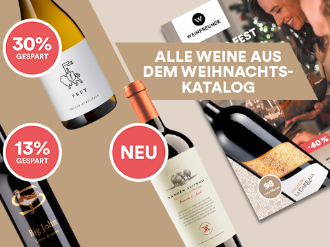 Alle Weine aus dem Weihnachtskatalog