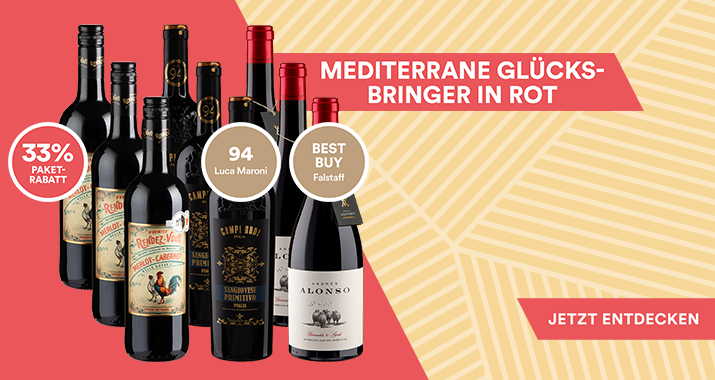 Mediterrane Glücksbringer in Rot