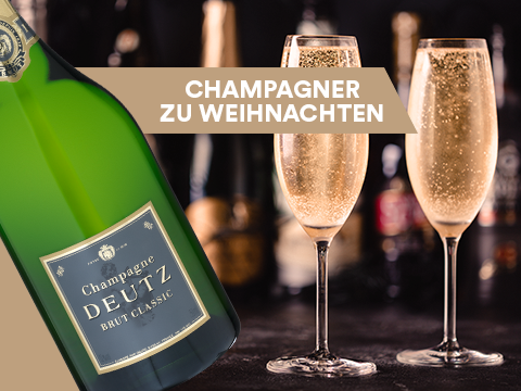 Champagner zu Weihnachten