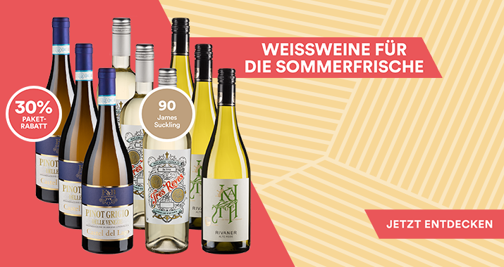 Weißweine für die Sommerfrische