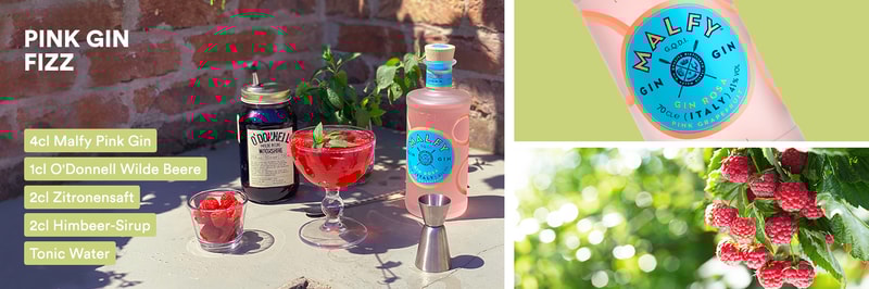 Pink Gin Fizz