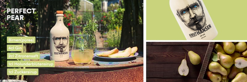 Perfect Pear Cocktail mit Knut Hansen Gin