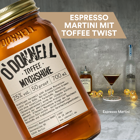 Espresso Martini mit Toffee Twist