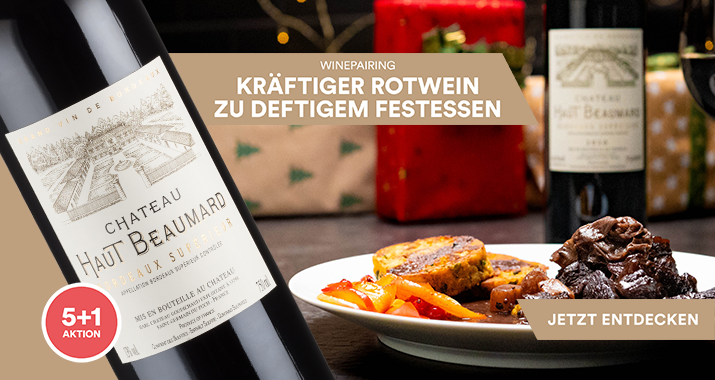 Kraftiger Rotwein zu deftigem Festessen
